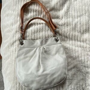Roots Olivia leather bag cream